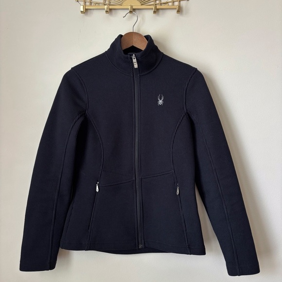 Spyder Core Sweater Jacket Medium Black - Picture 1 of 11